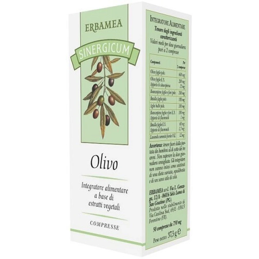 Erbamea Sinergicum Olivo 50 Comprimidos