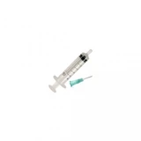 Pic jeringa 5 ml aguja calibre 22x0,5 centro luer lock cono