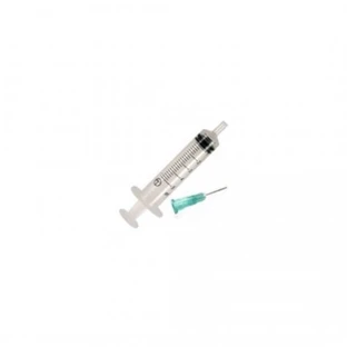 Pic injectiespuit 5 ml naald 22x0,5 midden luer lock cone