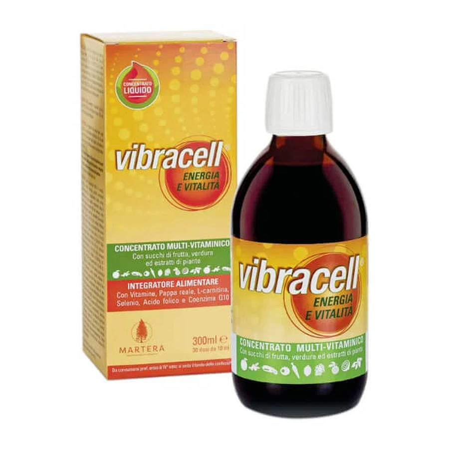 Named Vibracell Multivitamin Supplement with Royal Jelly and L-Carnitine 300ml