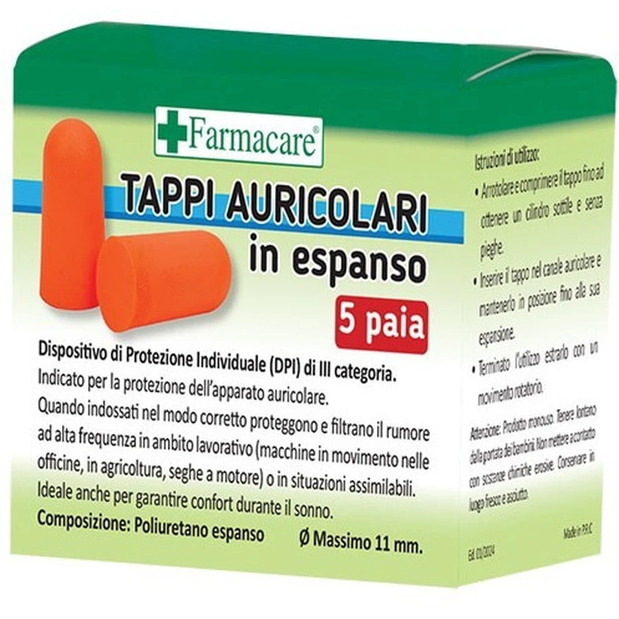 OHRSTÖPSEL SCHAUMSTOFF 5PAIA