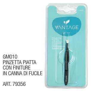 VANTAGE GM010 FLAT TWEEZERS W/FU