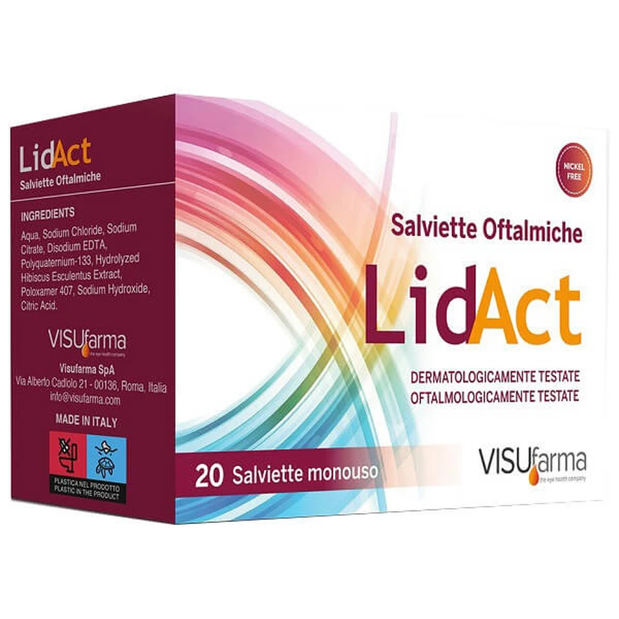 LIDACT WIPES OFT MON 20PCS