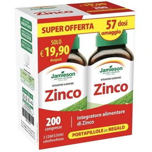 JAMIESON DUOPACK ZINC 200CPR