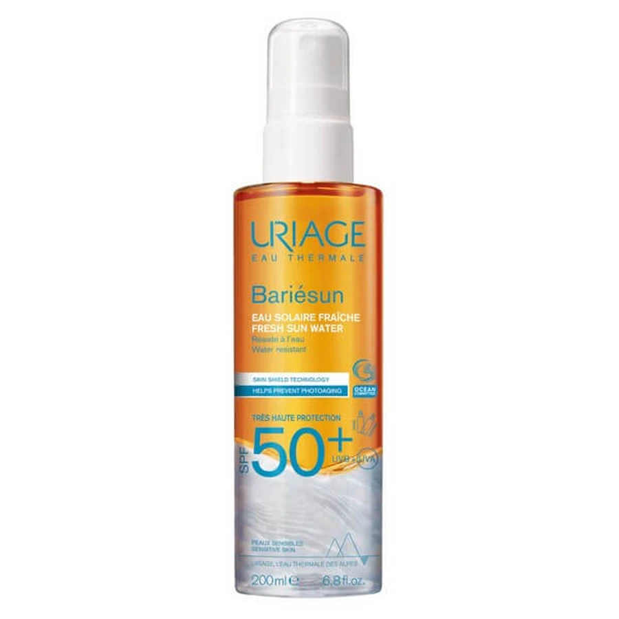 Uriage Bariésun fresh sun water SPF50+ for face and body