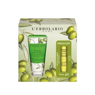 L'Erbolario - crème pour les mains et les ongles avec protecteur de lèvres offert