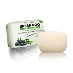 URBAN DOG SOLID SHAMPOO MET MIRTE, NEEMOLIE, TEA TREE OLIE & SPIRULINA 100G