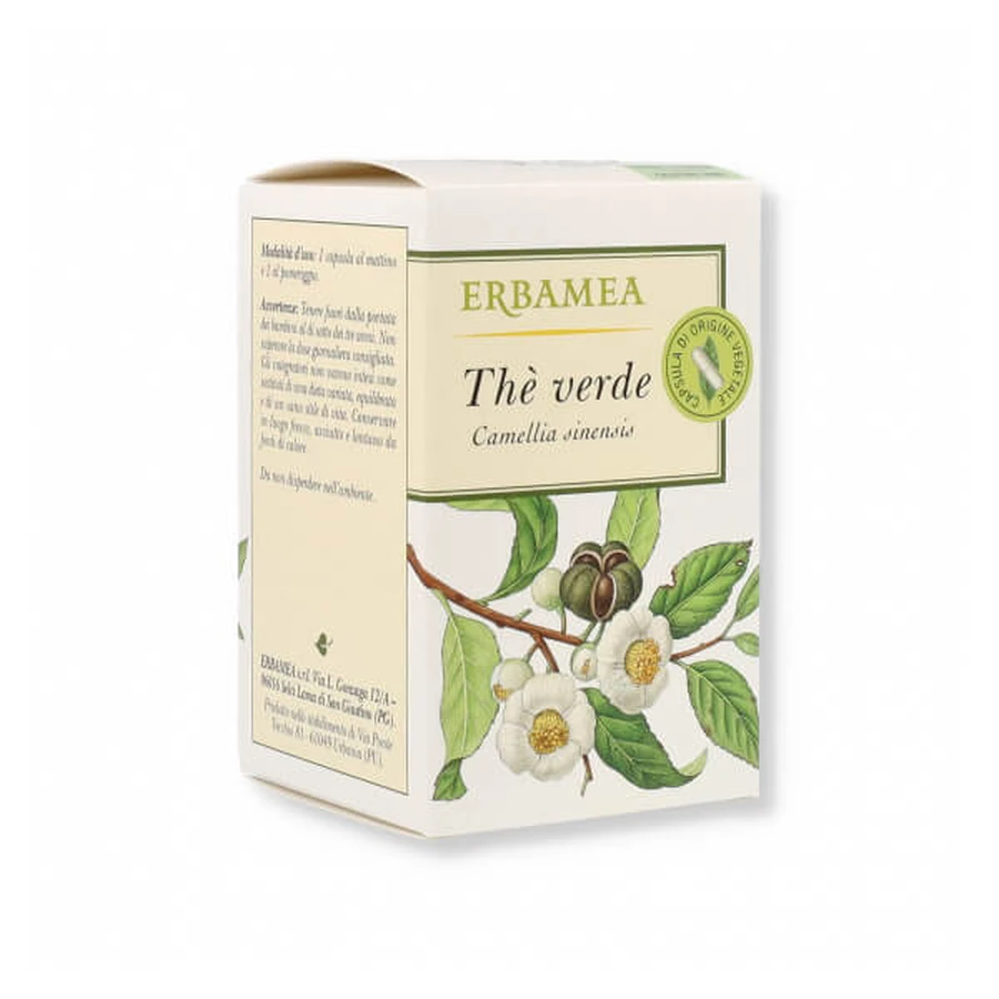 Erbamea Green Tea 50 Vegetable Capsules