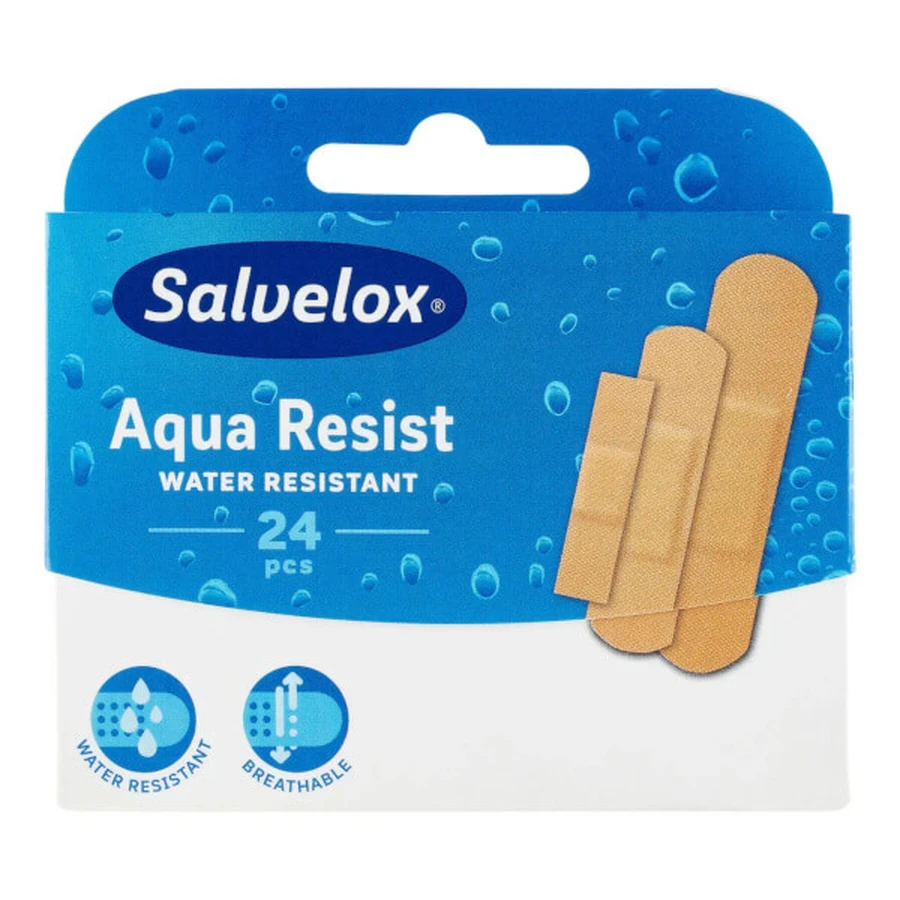 Salvelox Aqua Resist parches 24 piezas
