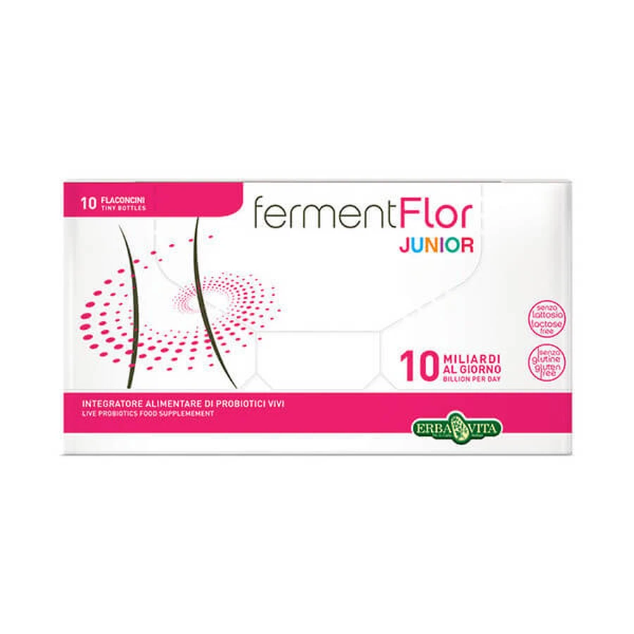 Fermentflor Junior 10 Bottles 8ml Erbavita