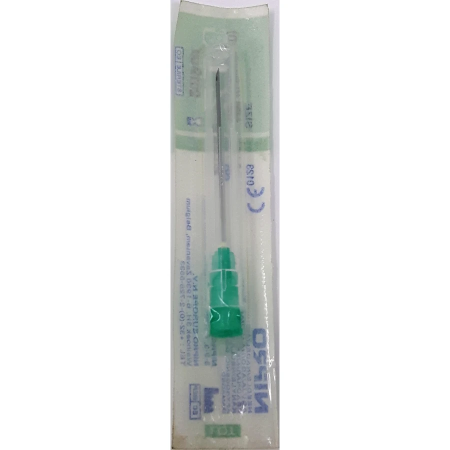 E Diameter Gauge 21 Length 38mm Color Code Green