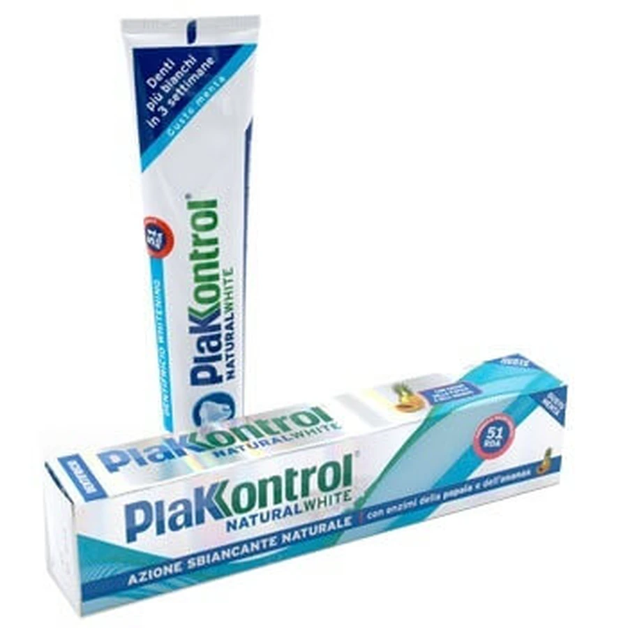 Plakkontrol Natural White 100g