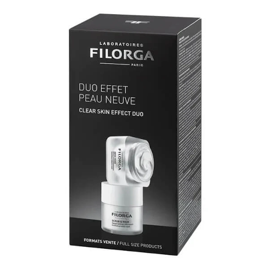 Filorga Dúo Ritual Regenerador Iluminador Mascarilla Dermolevigante 50ml + Mascarilla Exfoliante Reoxigenante 55ml