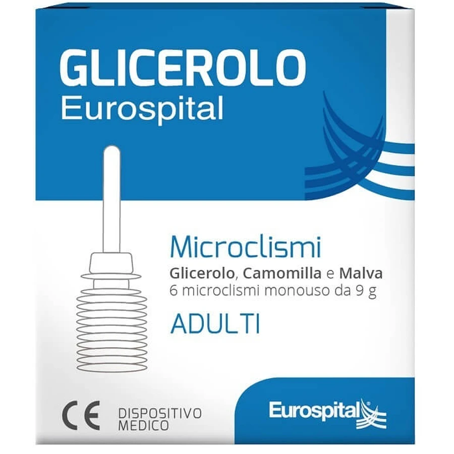 Glycérol microcline adulte laxatif rapide 6 pièces