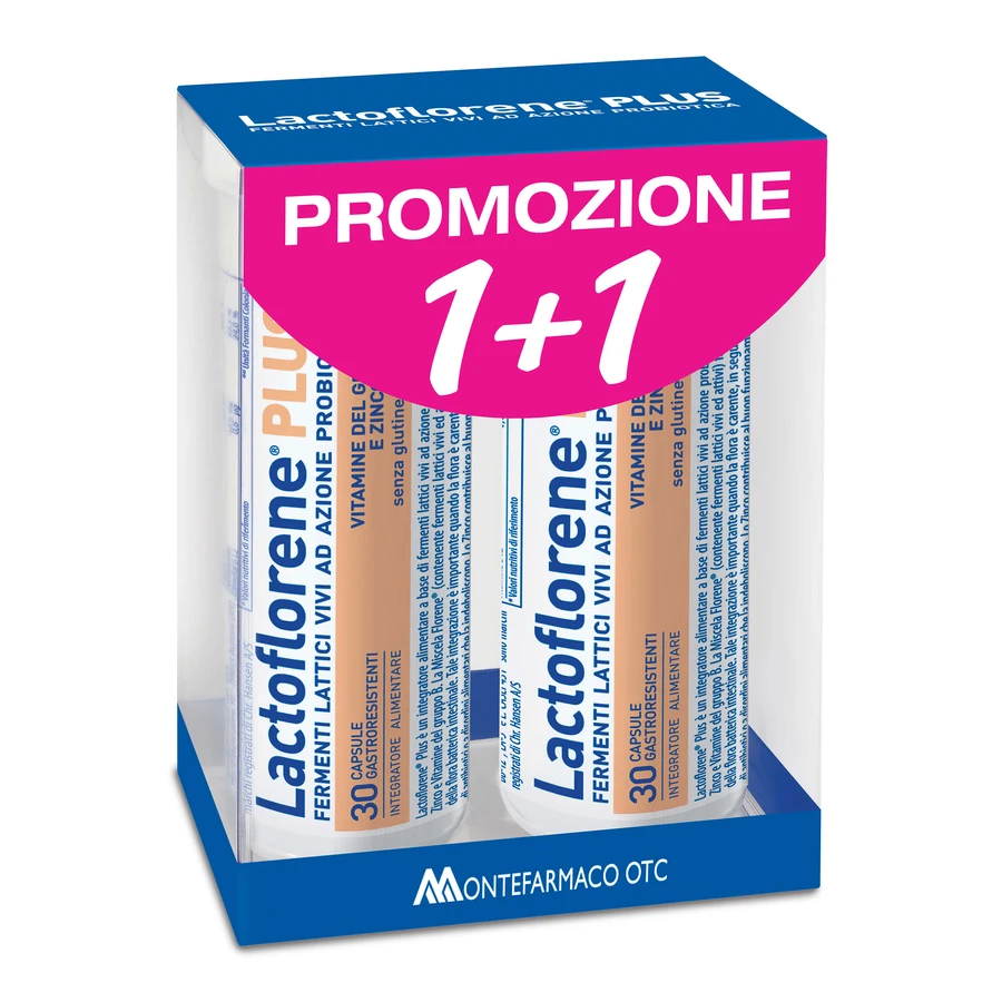 Lactoflorene Plus with live cultures 30+30 capsules