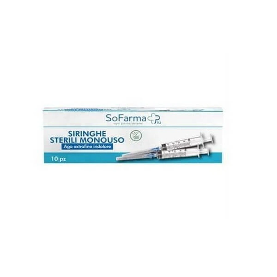 STER SYRINGE 10ML G21 10PCS SF+
