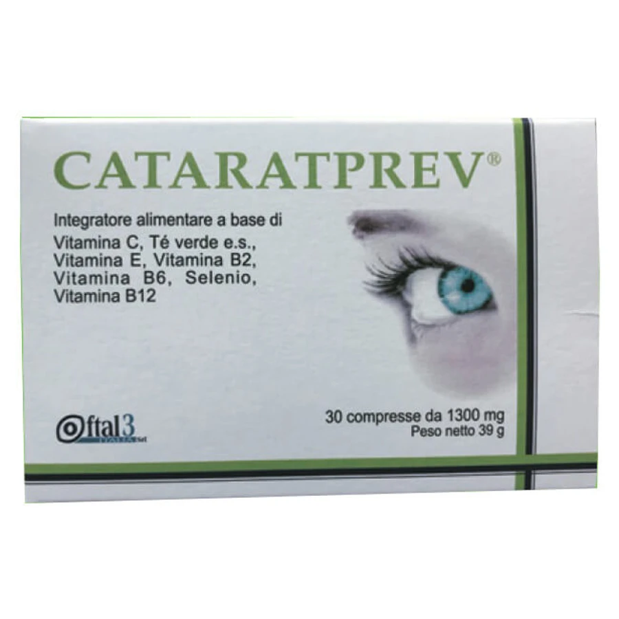 Cataratprev Oftal3 Italia 30 Comprimidos