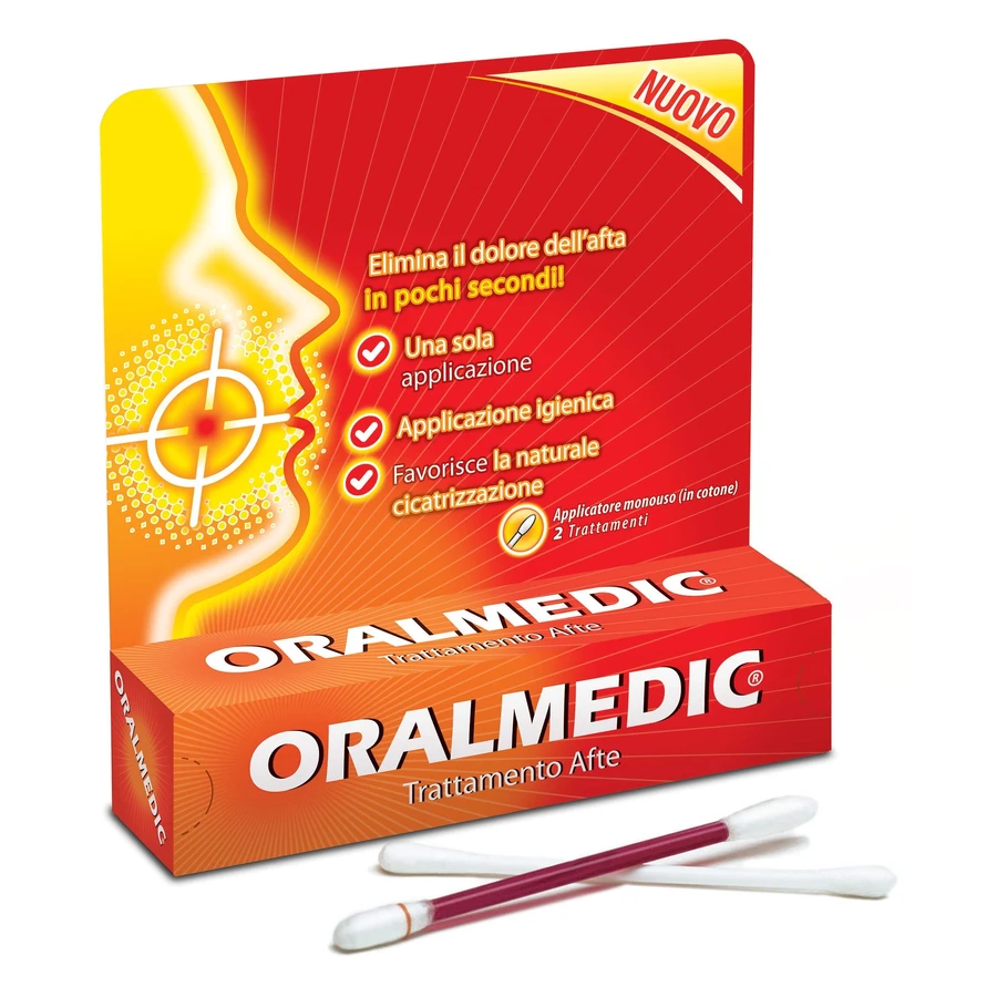 ORALMEDIC Tratamiento de las úlceras bucales 2 piezas