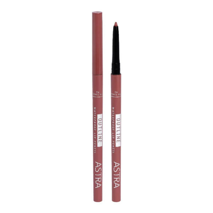 Astra Outline Waterproof Lip Pencil No. 04 Fierce Nut Long Lasting