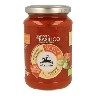TOMATE MIT BASILIKUM BIO 350 G