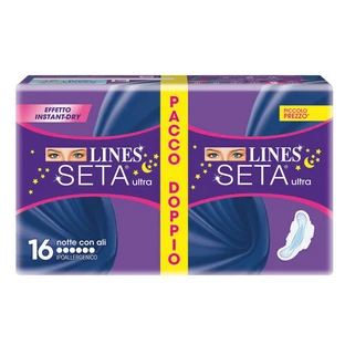 Líneas Silk Ultra Night 16pcs