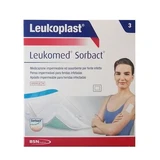 Leukomed Sorbact Verband 5x7,2 cm 5 Stuks