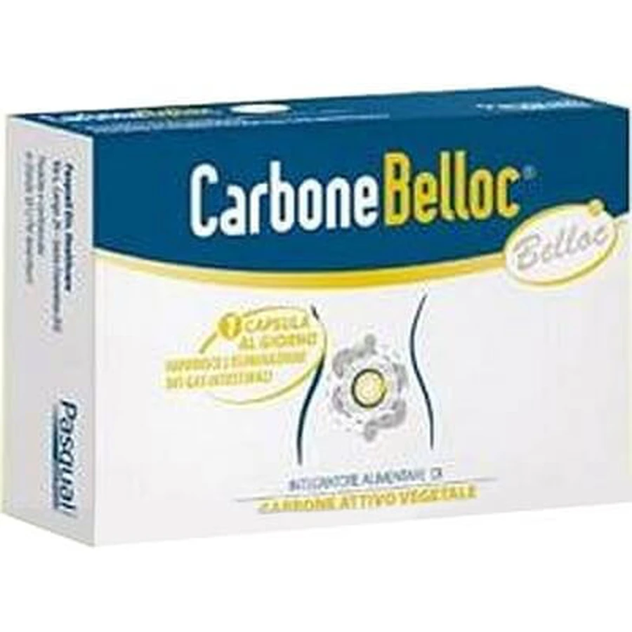Carbón vegetal Belloc 60 cápsulas