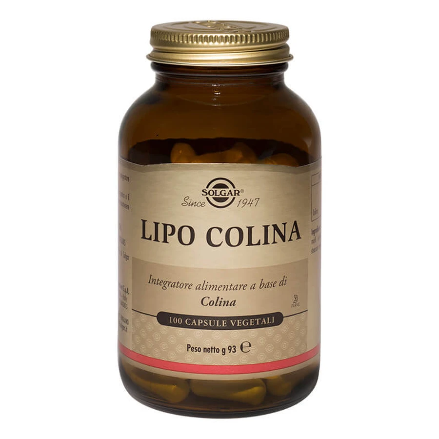 Solgar Lipo Choline 100 Capsules Végétales