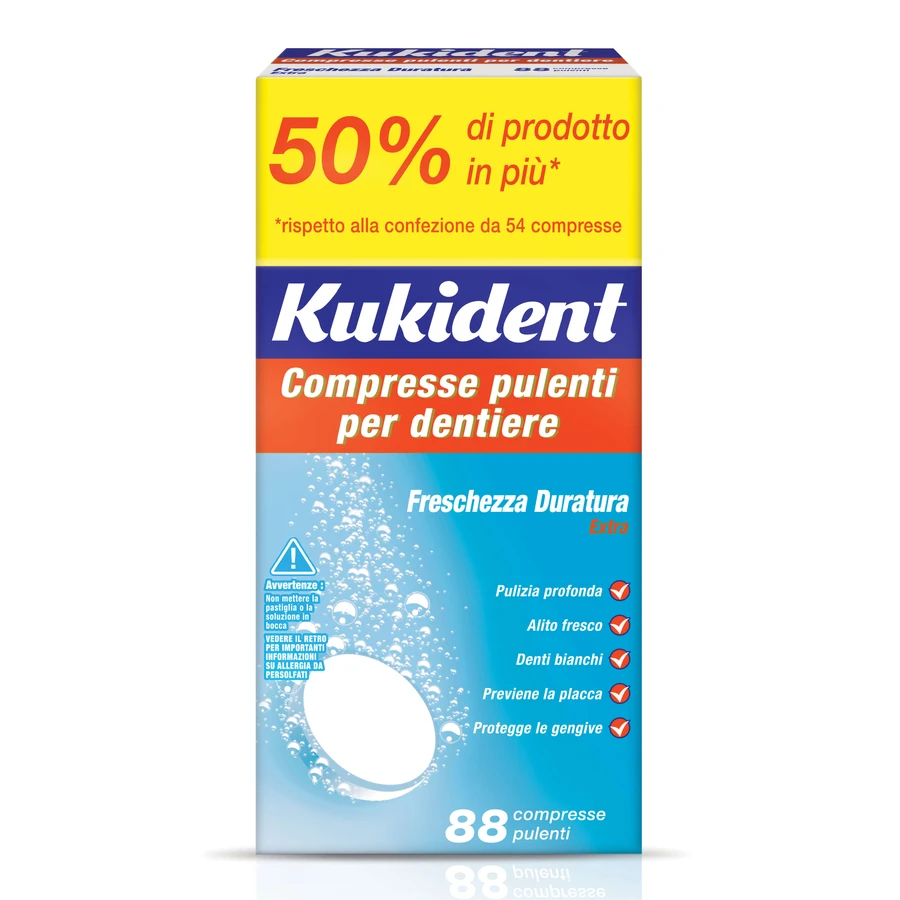 Kukident 88 Lasting Freshness Tablets
