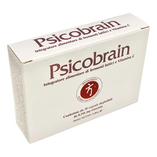 Bromatech Psicobrain Suplemento de Fermentos Lácticos con Vitamina C para el Sueño y la Relajación - 30 Cápsulas