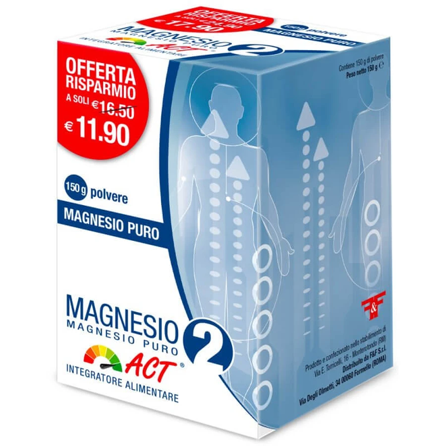 MAGNESIUM 2 ACT® - PURE MAGNESIUM 150g