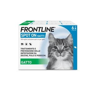 Frontline Spot On kat parasiet 4 pipetten fipronil tegen vlooien