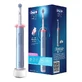 Oral-B Oplaadbare Elektrische Tandenborstel Pro 3 3000 Blauw, 2 opzetborstels, 1 Tandenborstel