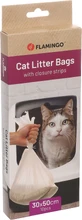FLAMINGO CAT LITTER BAGS "BASIC" 30x50 CM CF. (10 PZ)