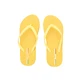 ITALIAN NAZ FLIP FLOPS D YELLO 38