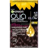 GARNIER OLIA COLORACIÓN PERMANENTE 4.12 MARRÓN OSCURO FRÍO IRIDISCENTE