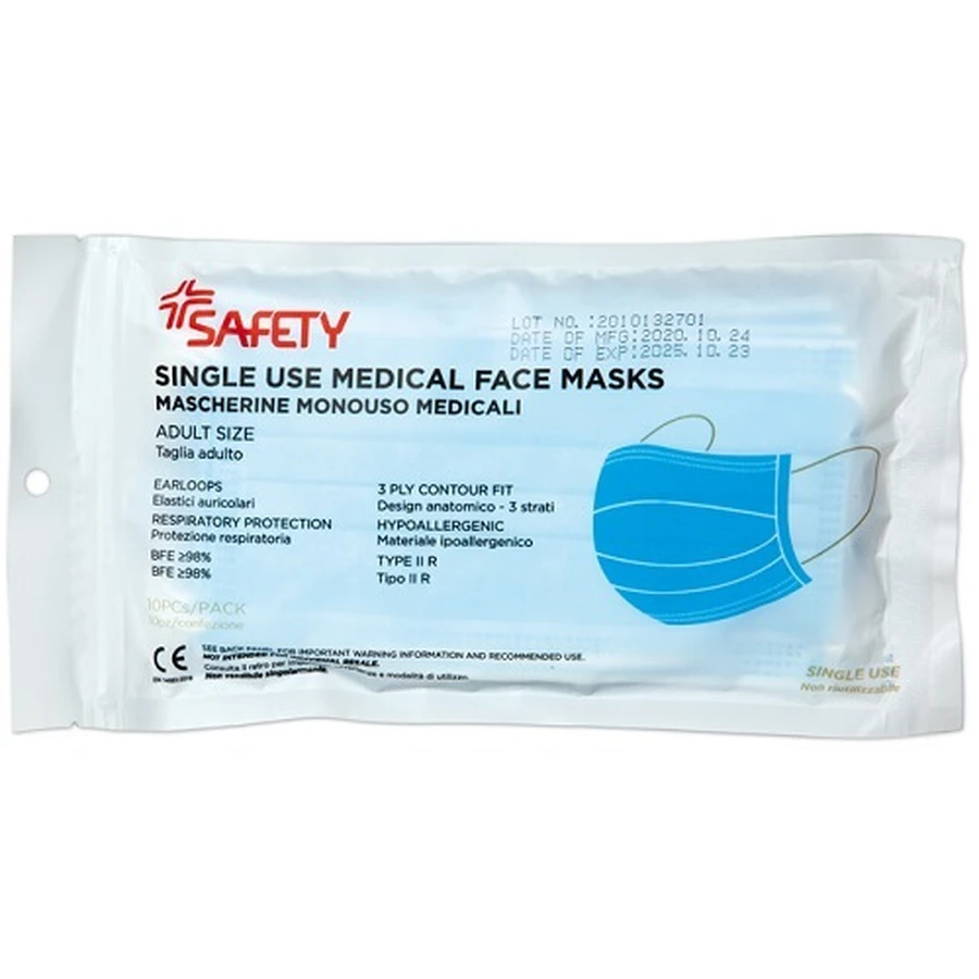 MASKER CHIR 10ST SAF