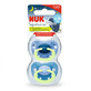 M2 Signature Night silicone soother, 2 pieces, 6-18 months, Nuk