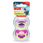 M2 Signature Night silicone soother, 2 pieces, 6-18 months, Nuk M2 Signature Night silicone soother, 2 pieces, 6-18 months, Nuk