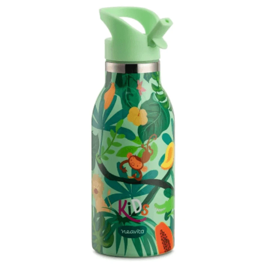 Neavita Kids - Groene Thermische Waterfles met Hermetische Sluiting