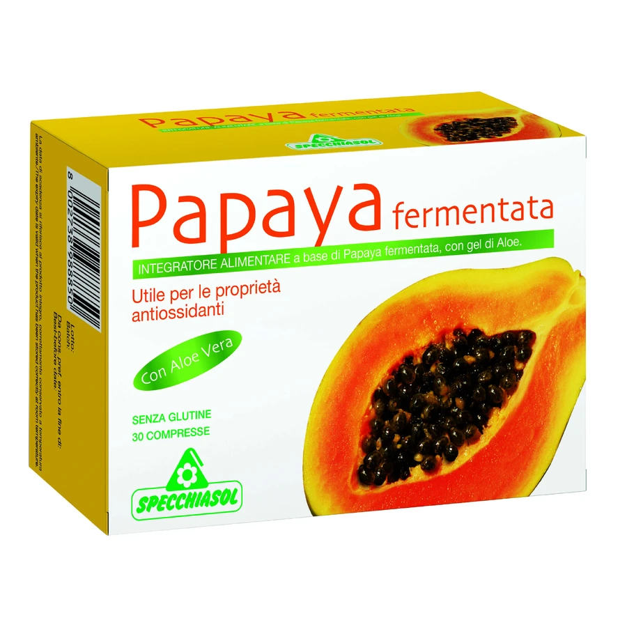 Papaya Fermentada con Gel de Aloe 30 Cápsulas