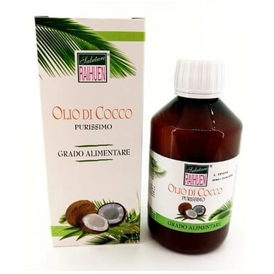 Raihuen Reines Kokosnussöl in Lebensmittelqualität 1 Liter
