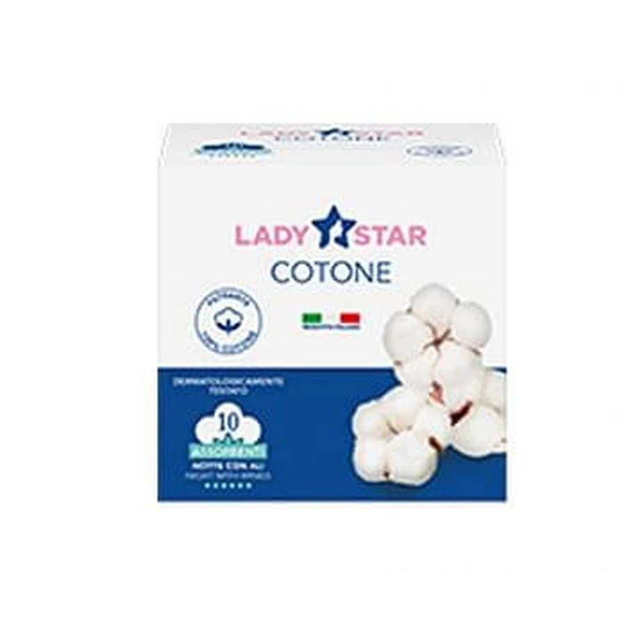 Ladystar Katoenen Nachtvleugels 12 Stuks.