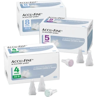 Accu-Fine® G33 4mm Roche Diabetes 100 Needle Pen