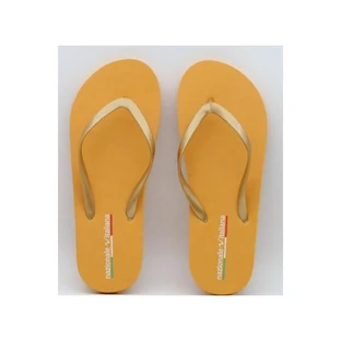 Paquete de 12 chanclas nacionales italianas doradas para mujer