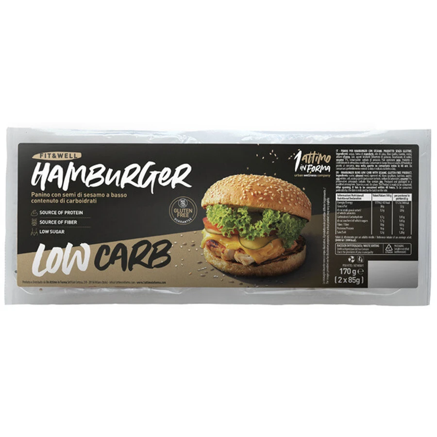 PETIT PAIN SÉSAME À FAIBLE TENEUR EN GLUCIDES 2PCS 85G