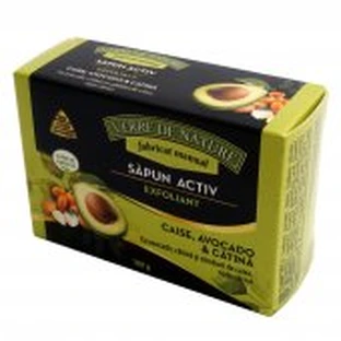 Jabón Activo Exfoliante con huesos de albaricoque, zanahoria, aguacate y notas cítricas 100 g Verre de Nature