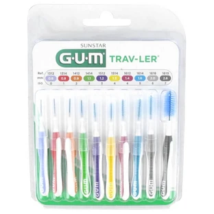Gum® Trav-Ler® Sunstar Bürste 10 Stück