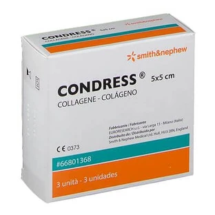 Condress Dressing With Equine Collagen 5x5 Cm 3 Pieces