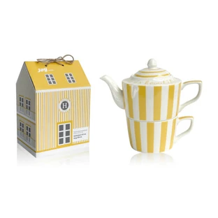 Tea For One Joy yellow - teapot and mug